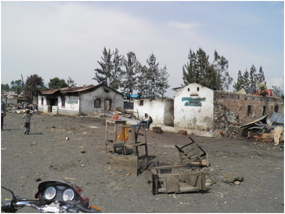 This is my parents’ home, where I was born. This house was once occupied by the rebel Laurent Nkunda’s troops (2004-2006).